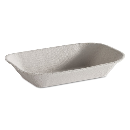 Chinet Savaday Molded Fiber Food Tray, Beige, 7x5, PK1000 10403